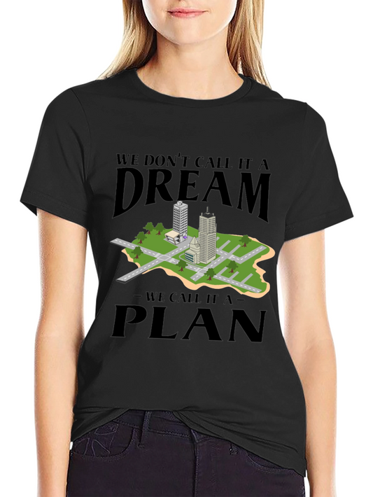 Dream Plan Cityscape Graphic Tee