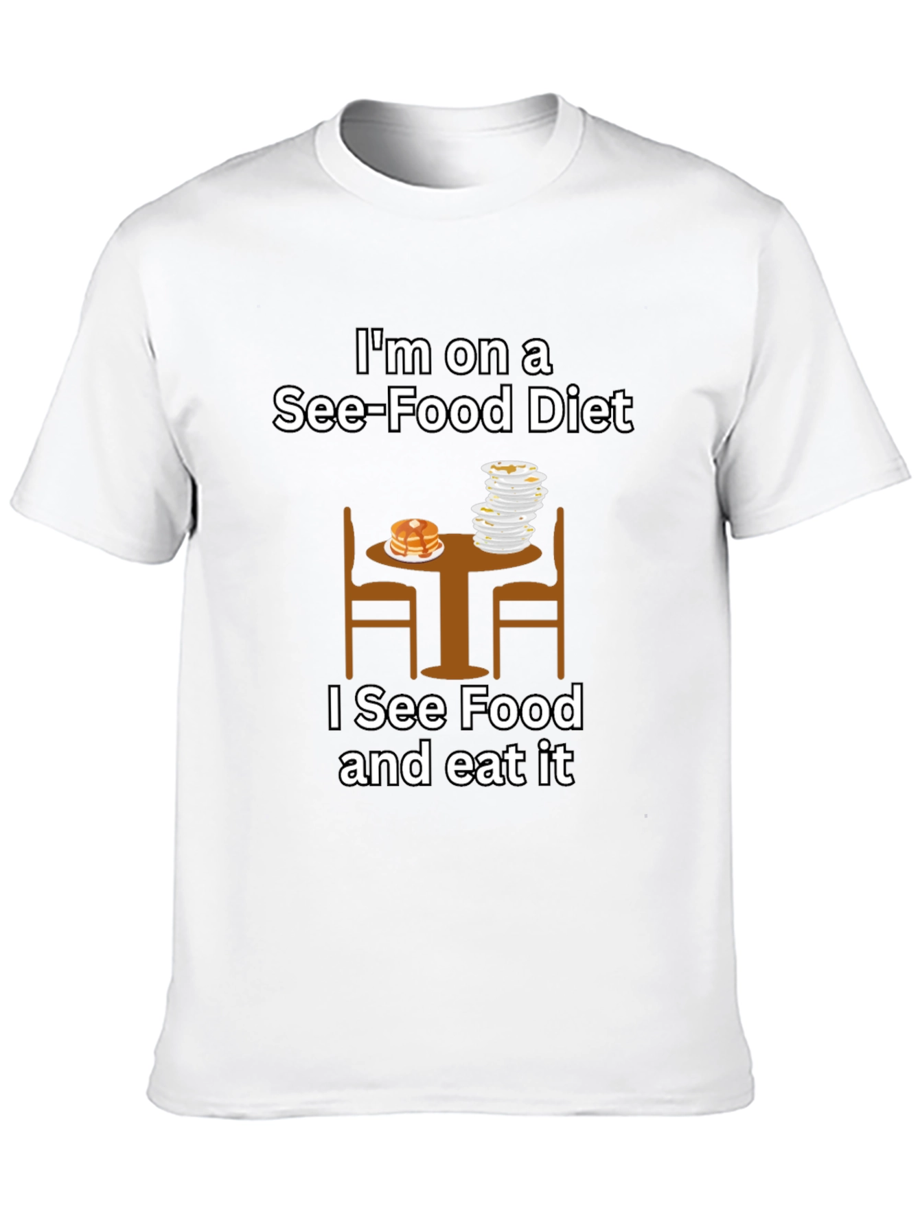 See-Food Diet T-Shirt - Funny Foodie Apparel