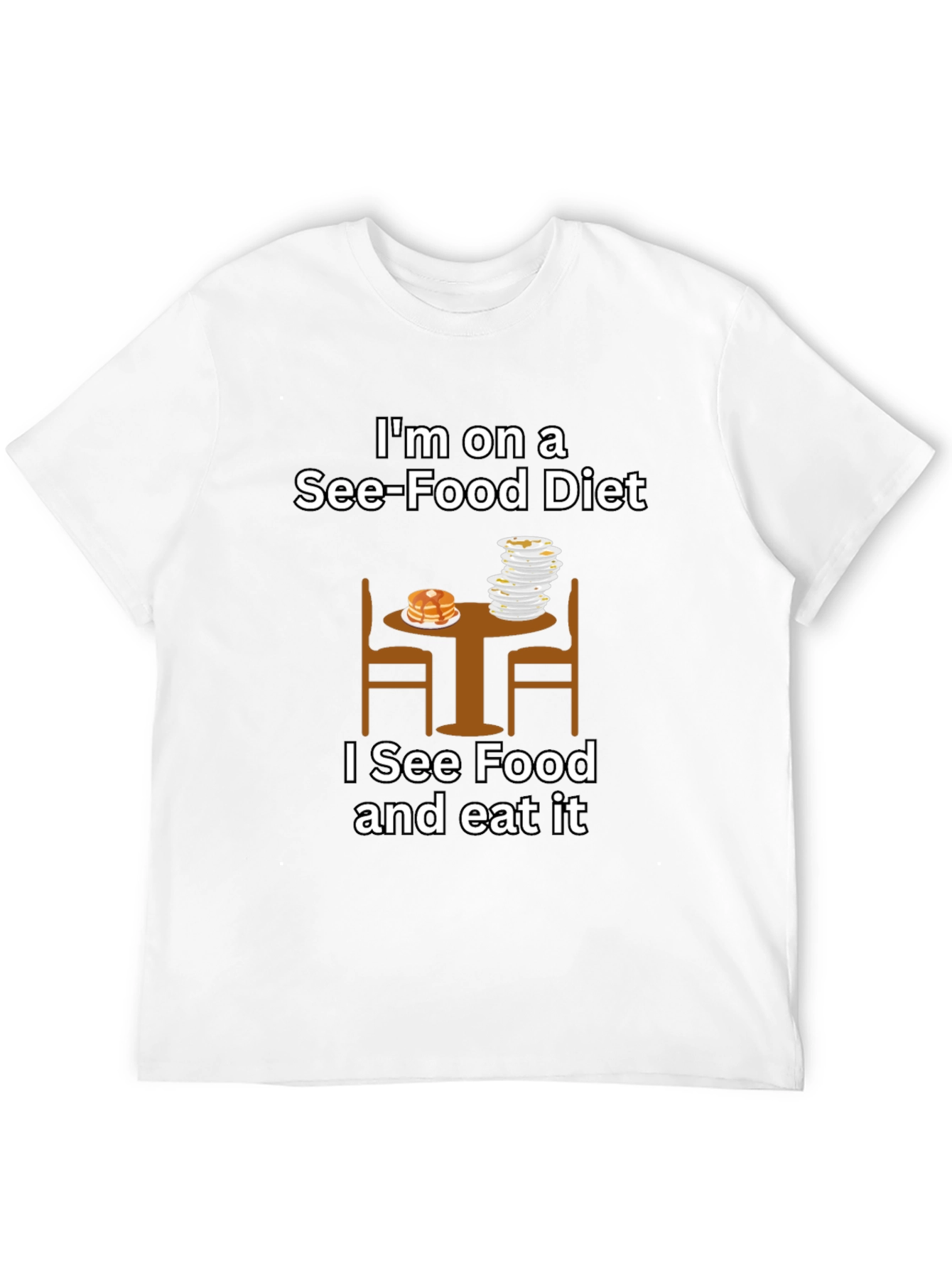 See-Food Diet T-Shirt - Funny Foodie Apparel