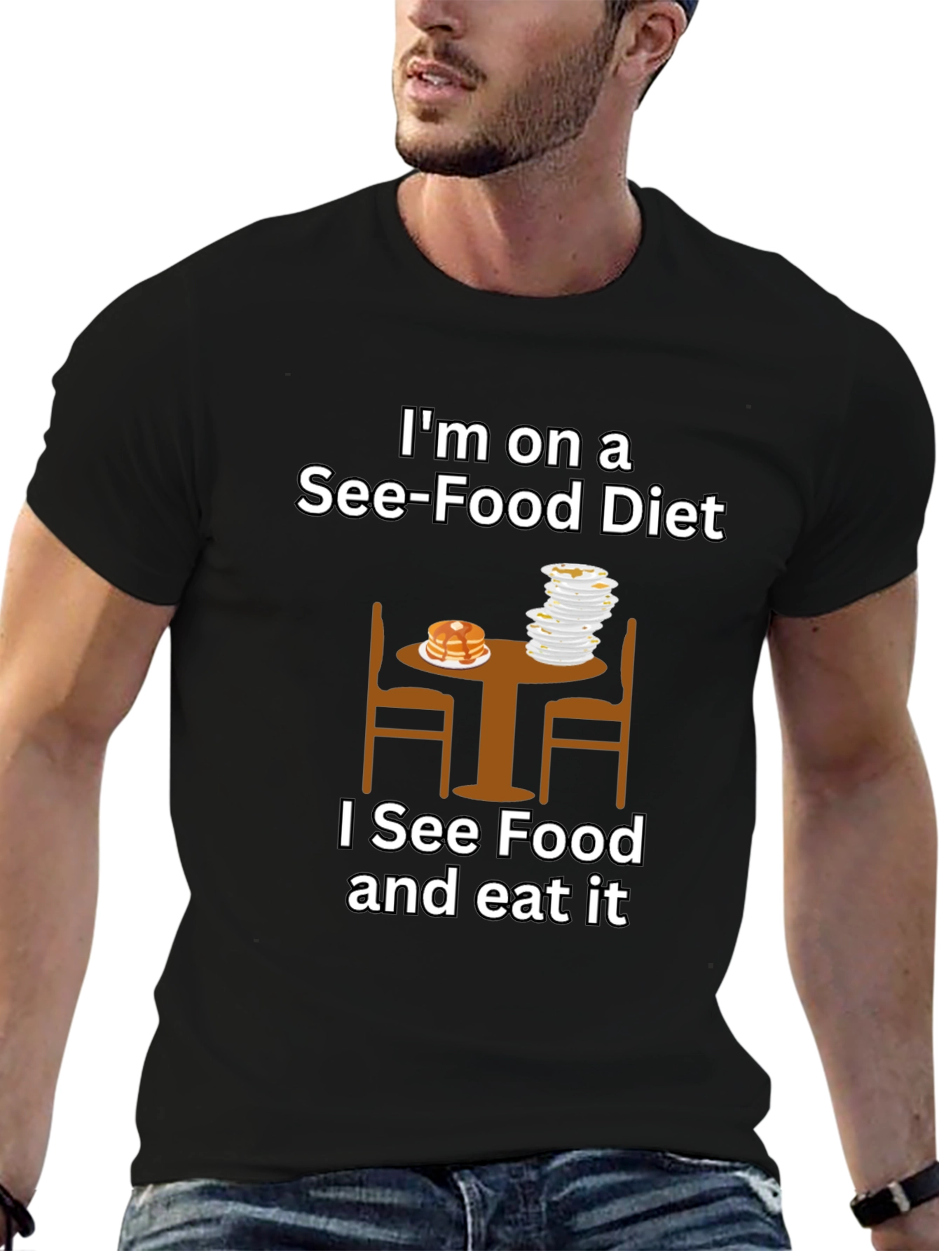 See-Food Diet T-Shirt - Funny Foodie Apparel