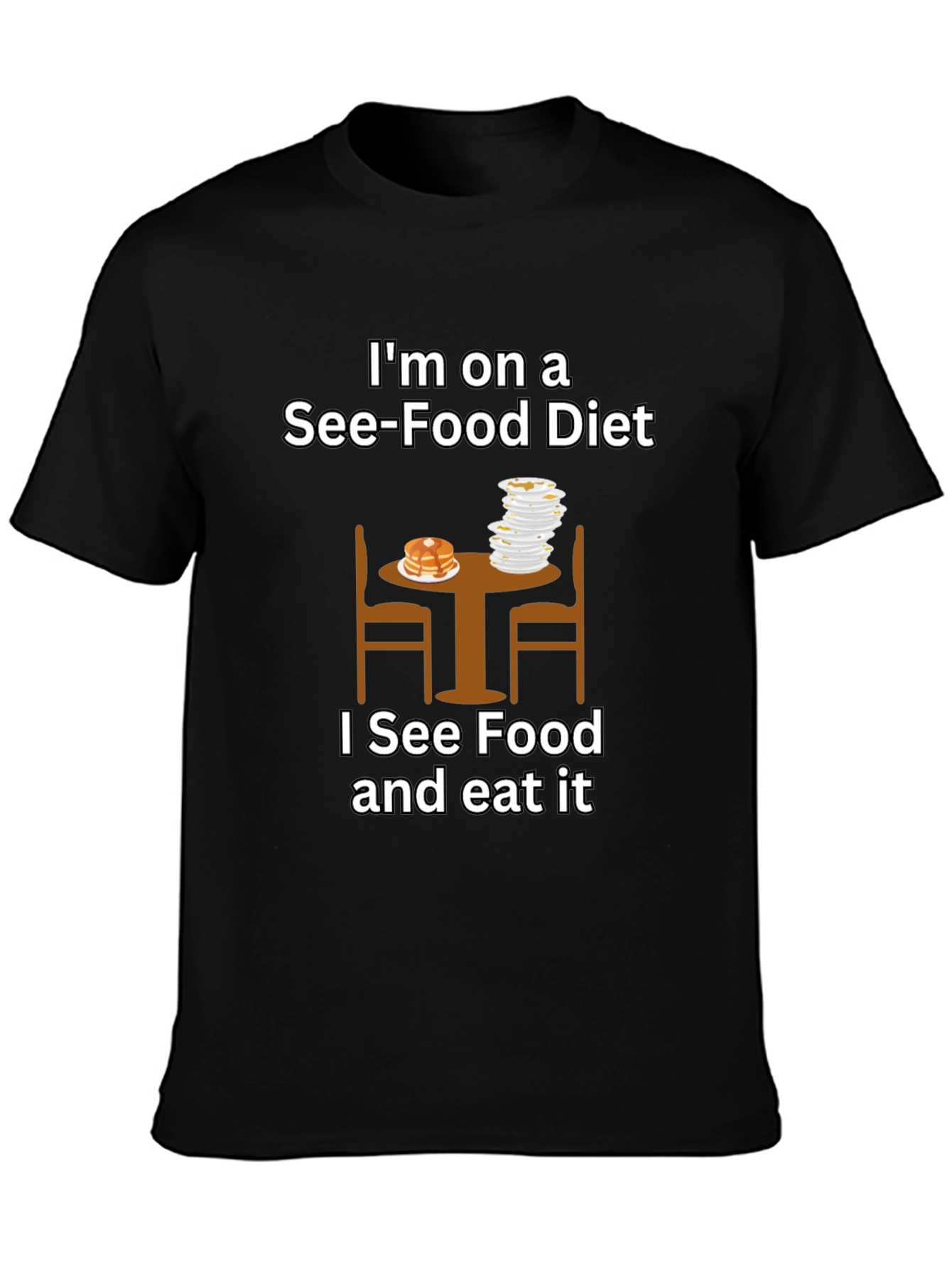See-Food Diet T-Shirt - Funny Foodie Apparel