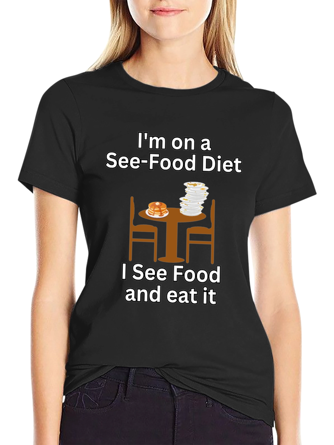 See-Food Diet T-Shirt - Funny Foodie Apparel