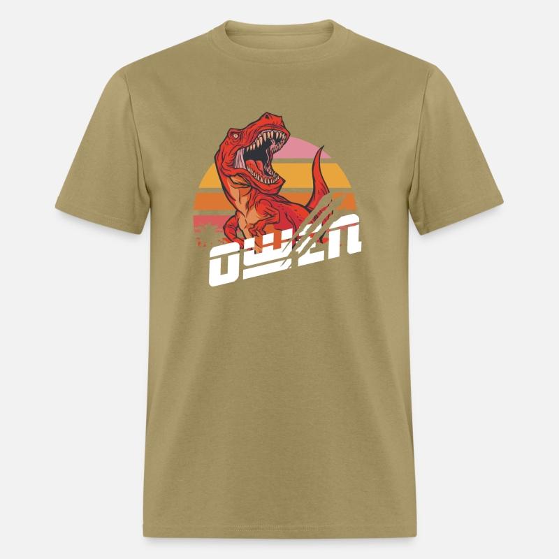 OWEN - Lovely boy name with T-REX dino