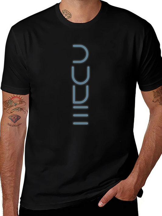 Minimalist Graphic Tee - Cool Neon Design