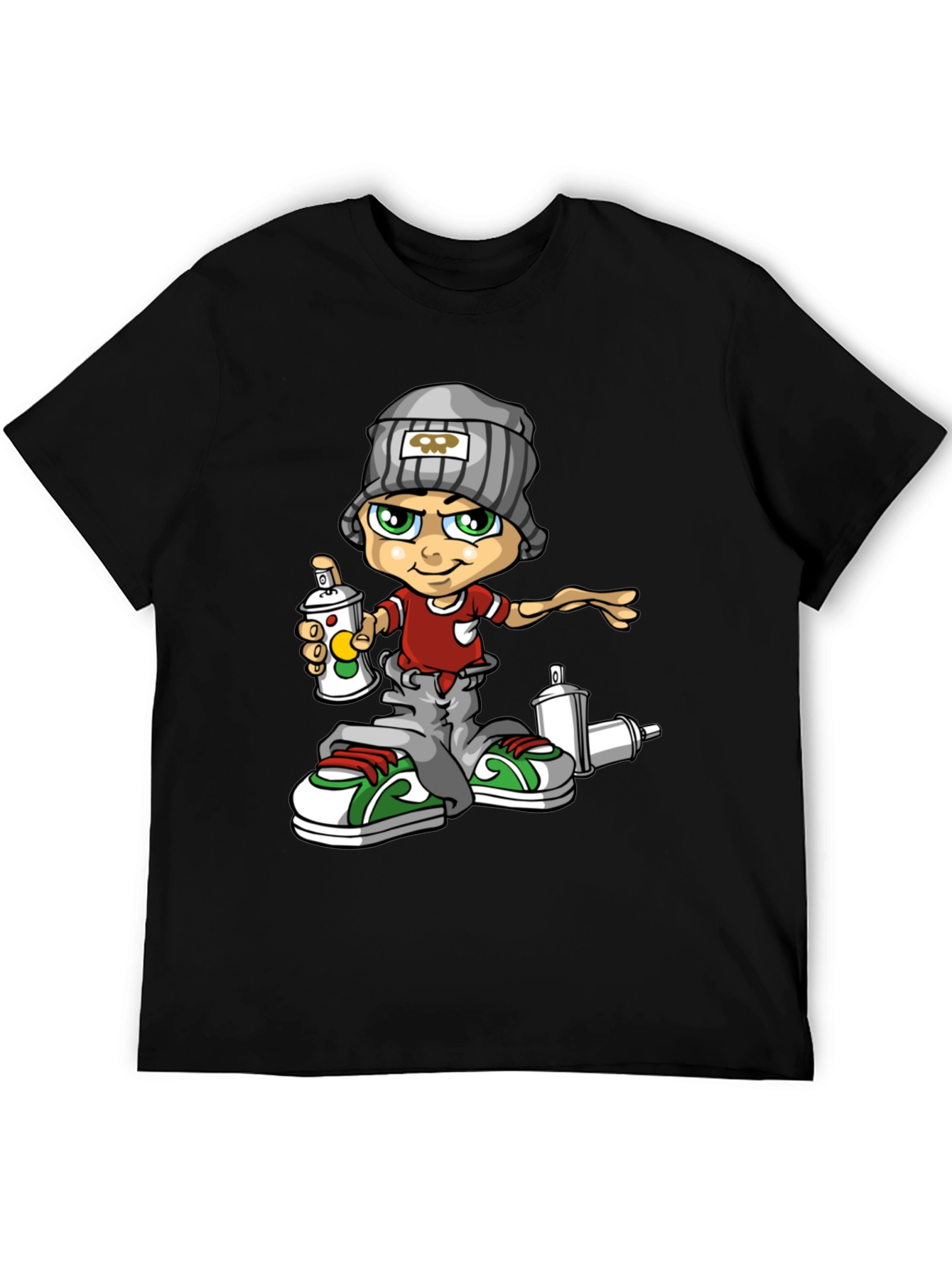 Graffiti Artist Graphic Tee - Cool Urban Style