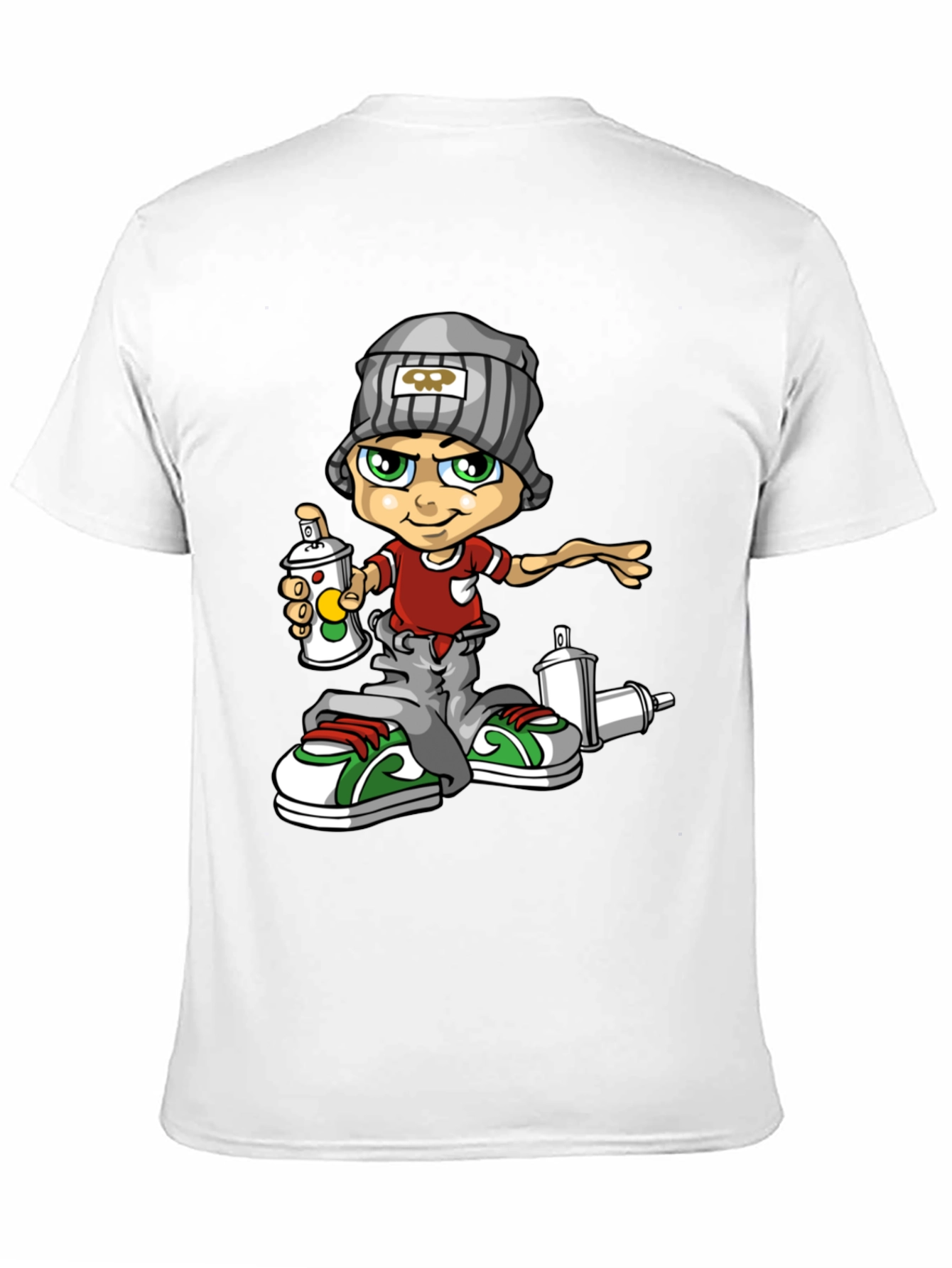 Graffiti Artist Graphic Tee - Cool Urban Style