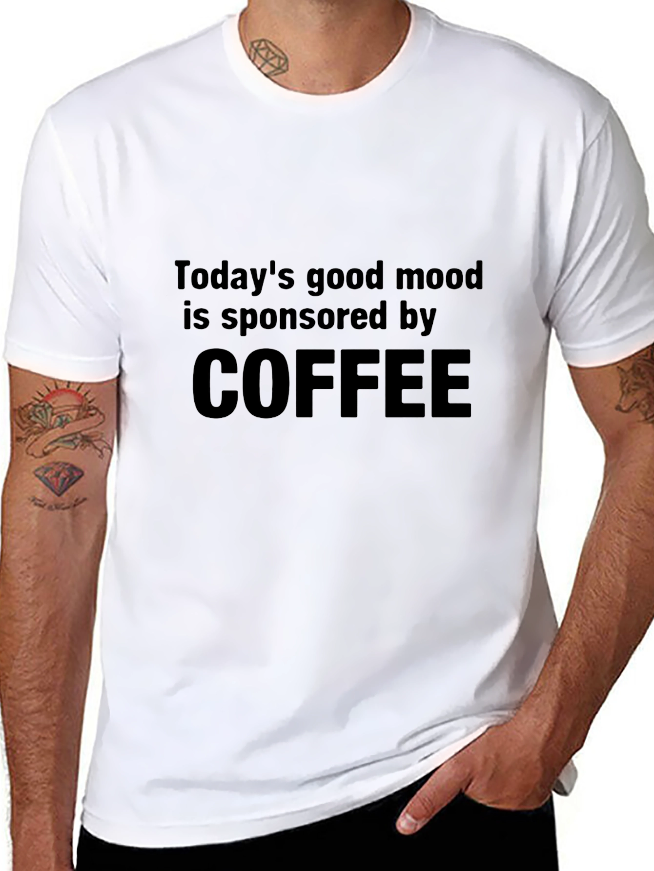Coffee Sponsored Good Mood T-Shirt
