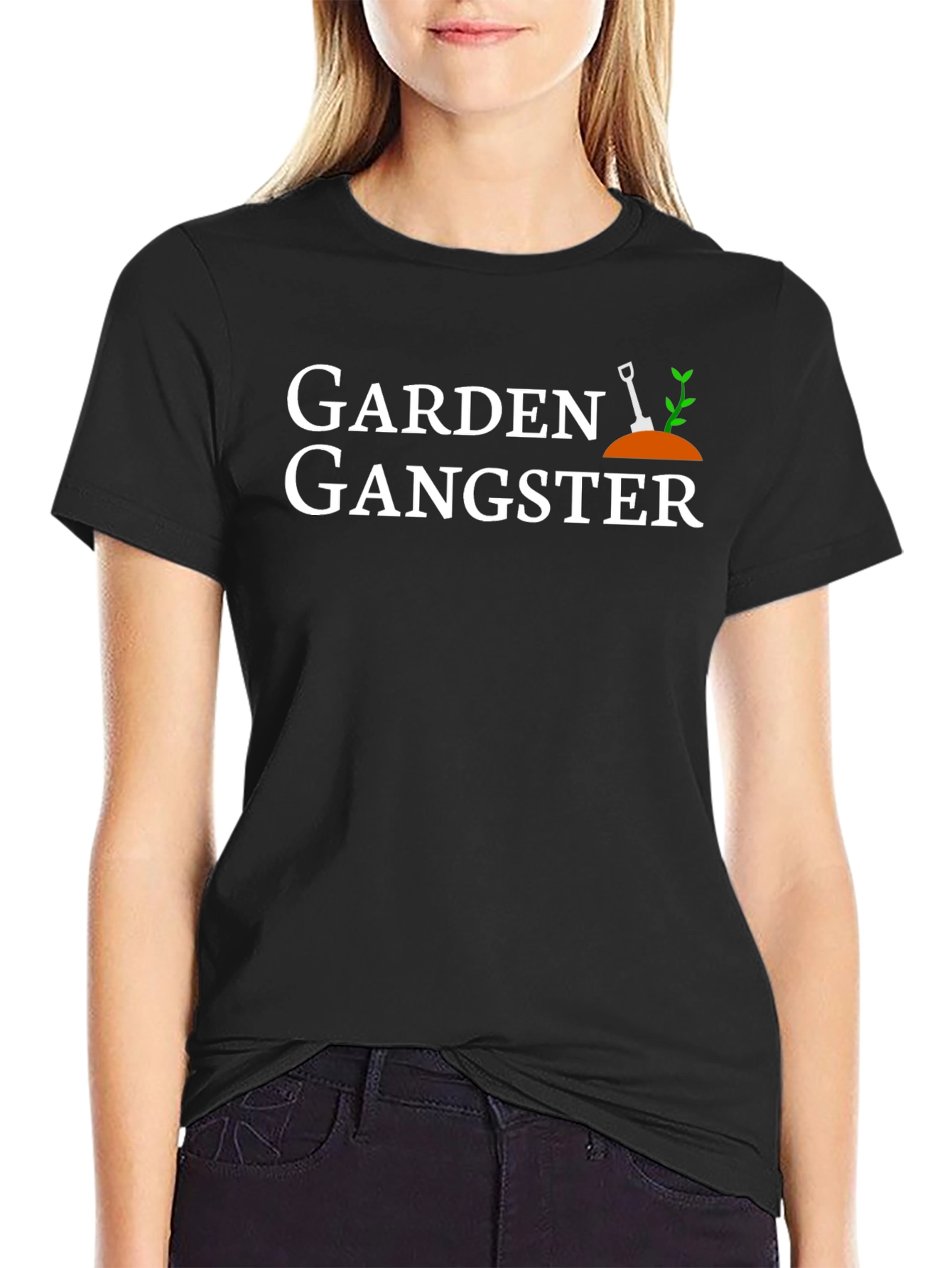 Garden Gangster Graphic T-Shirt - Black