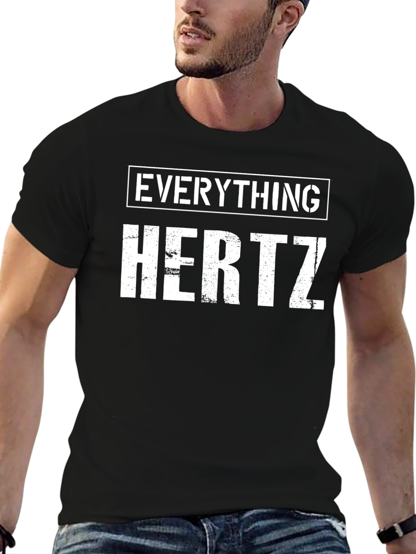 Everything Hertz Black T-Shirt