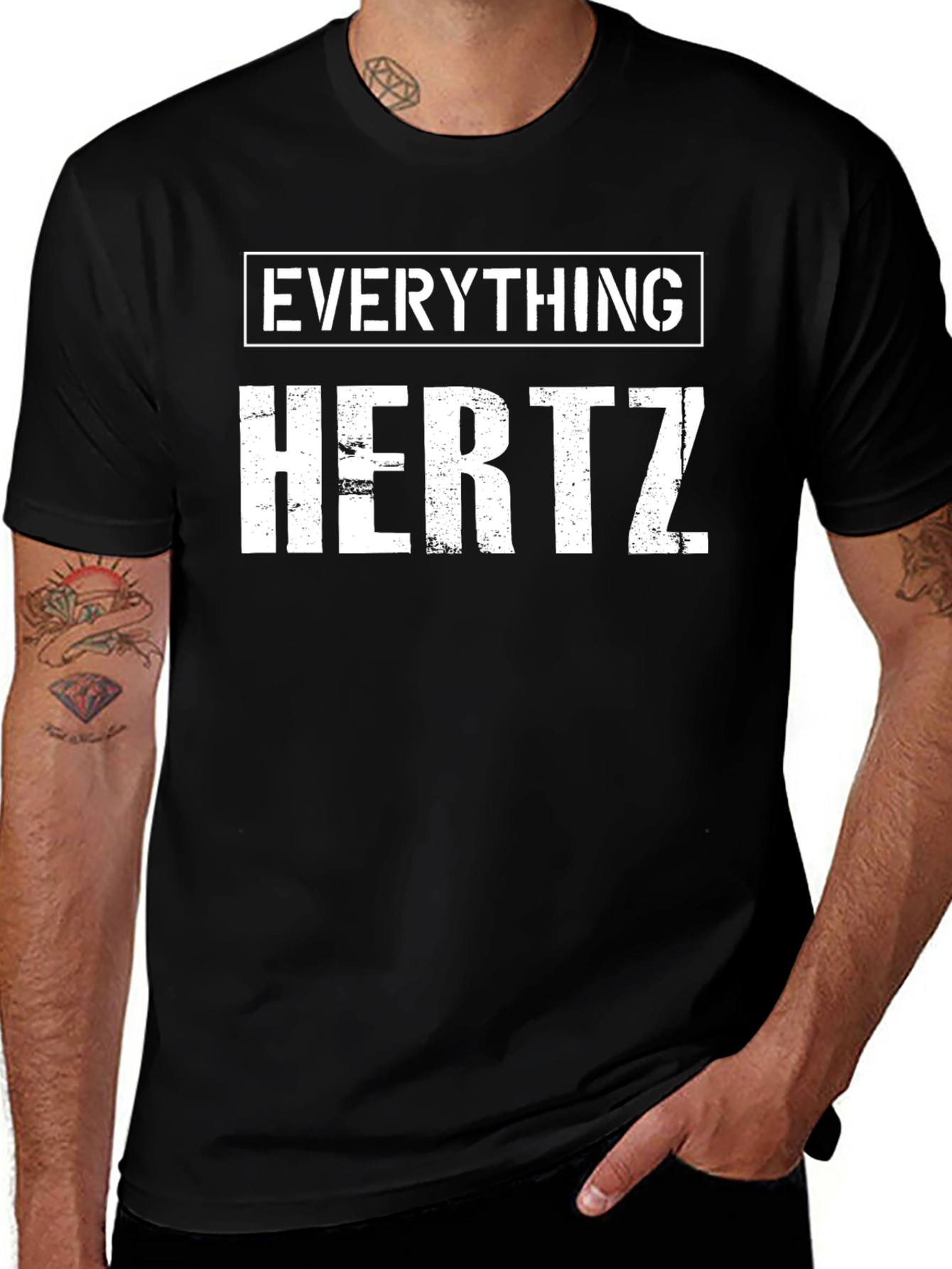 Everything Hertz Black T-Shirt