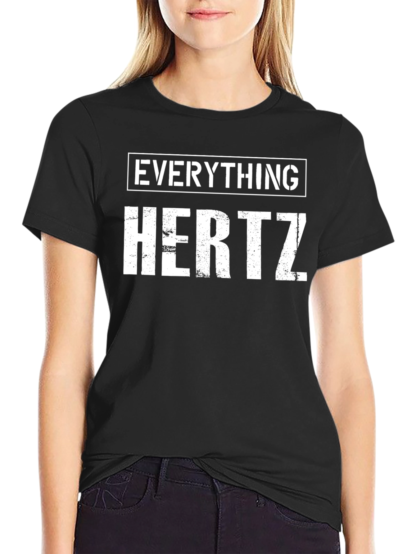 Everything Hertz Black T-Shirt