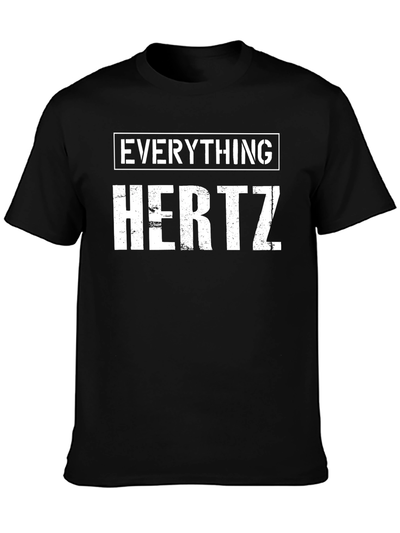 Everything Hertz Black T-Shirt