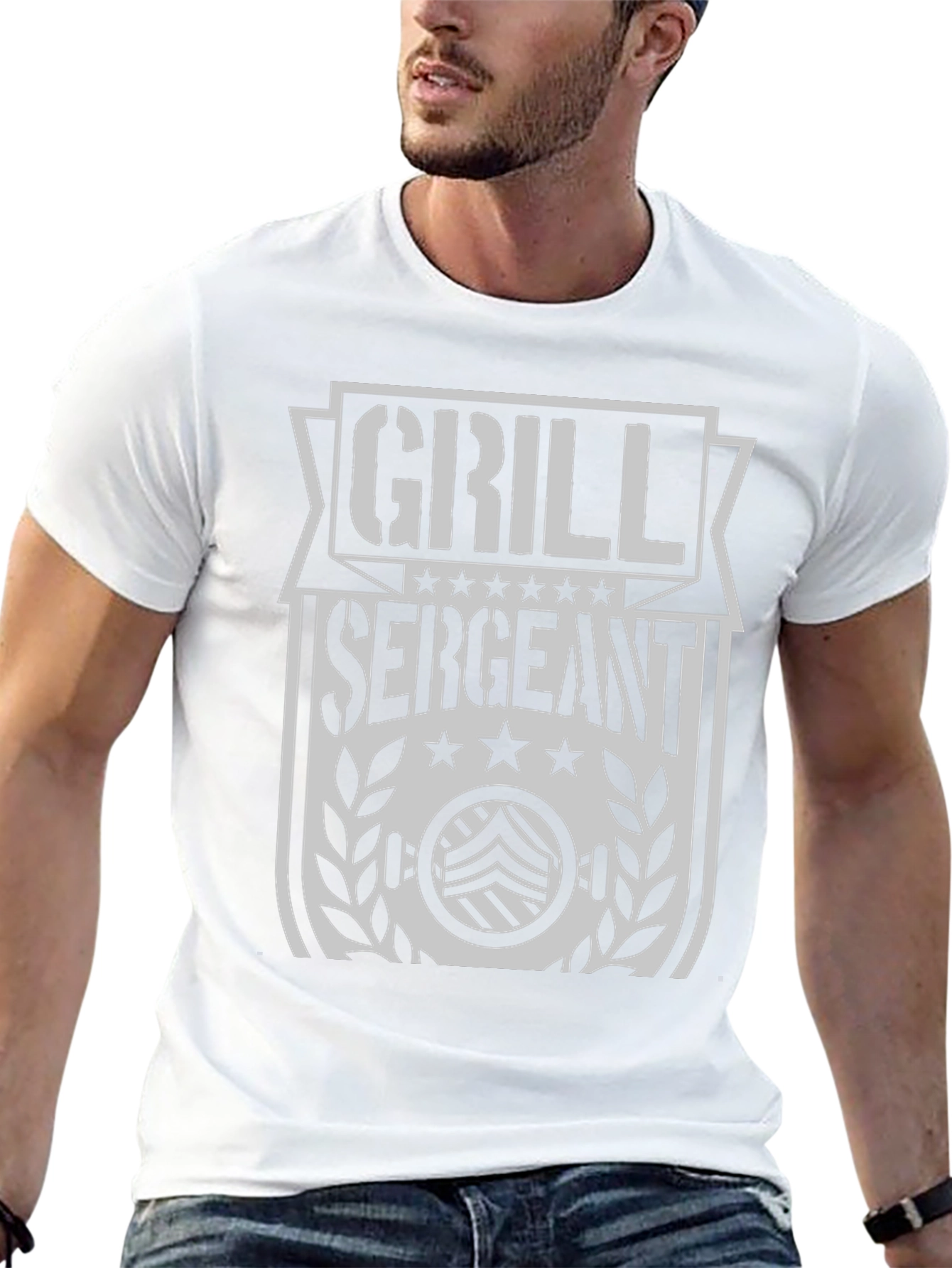Grill Sergeant T-Shirt - Funny BBQ Grillmaster Tee