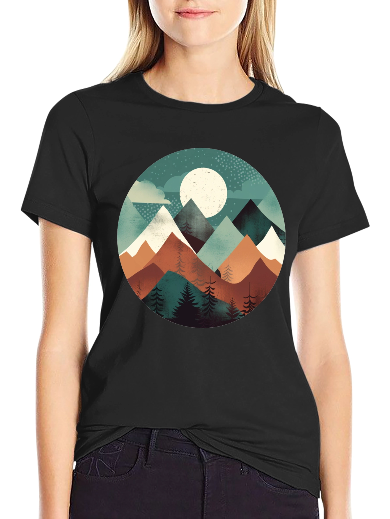 Mountain Vista Graphic Tee - Nature Inspired Design