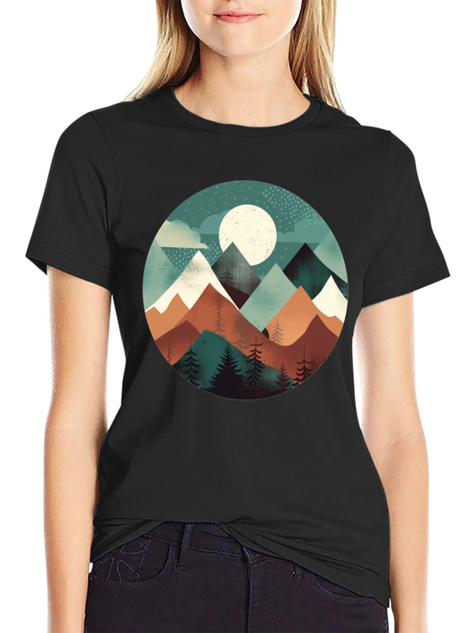 Mountain Vista Graphic Tee - Nature Inspired Design