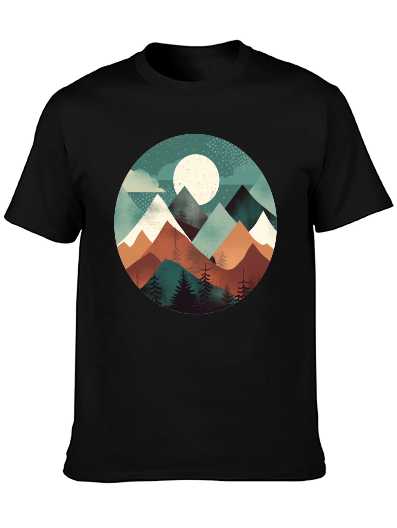 Mountain Vista Graphic Tee - Nature Inspired Design