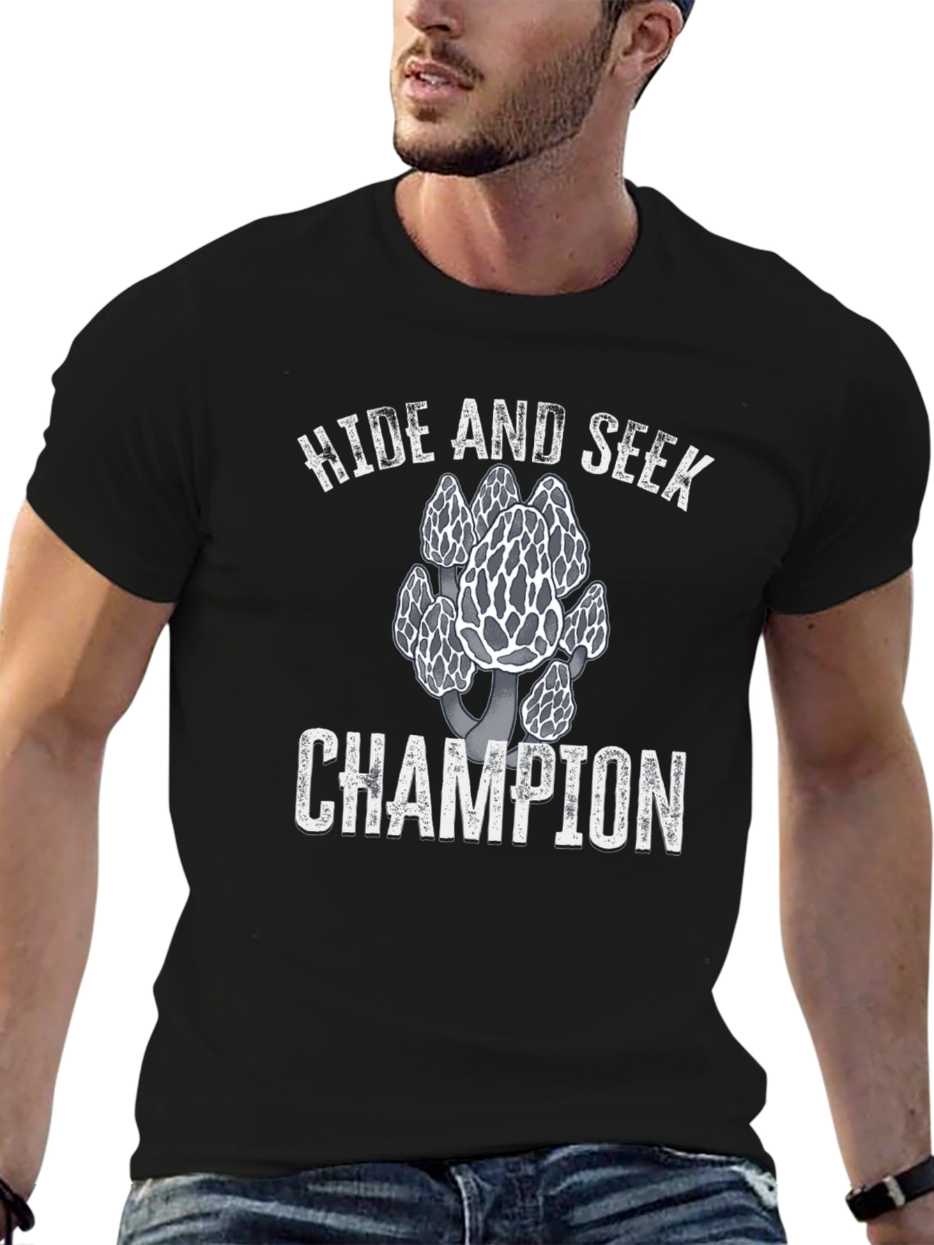Hide and Seek Champion Morel Mushroom Graphic Tee