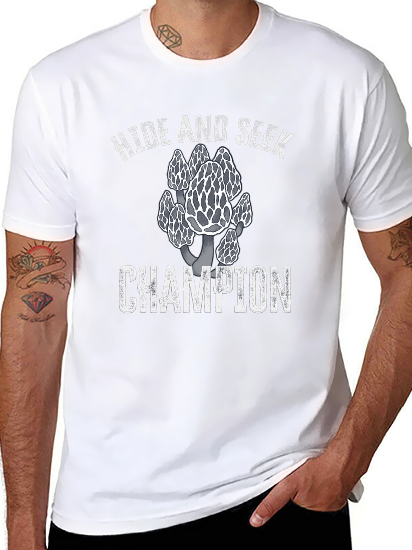 Hide and Seek Champion Morel Mushroom Graphic Tee