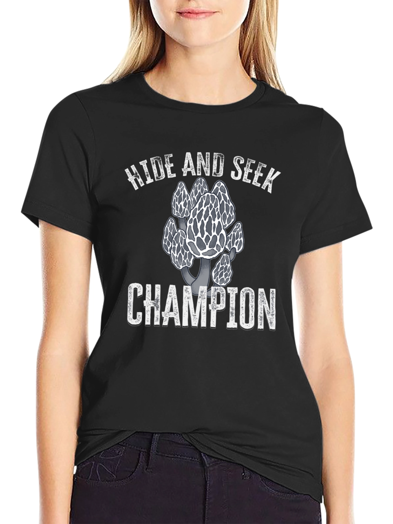 Hide and Seek Champion Morel Mushroom Graphic Tee