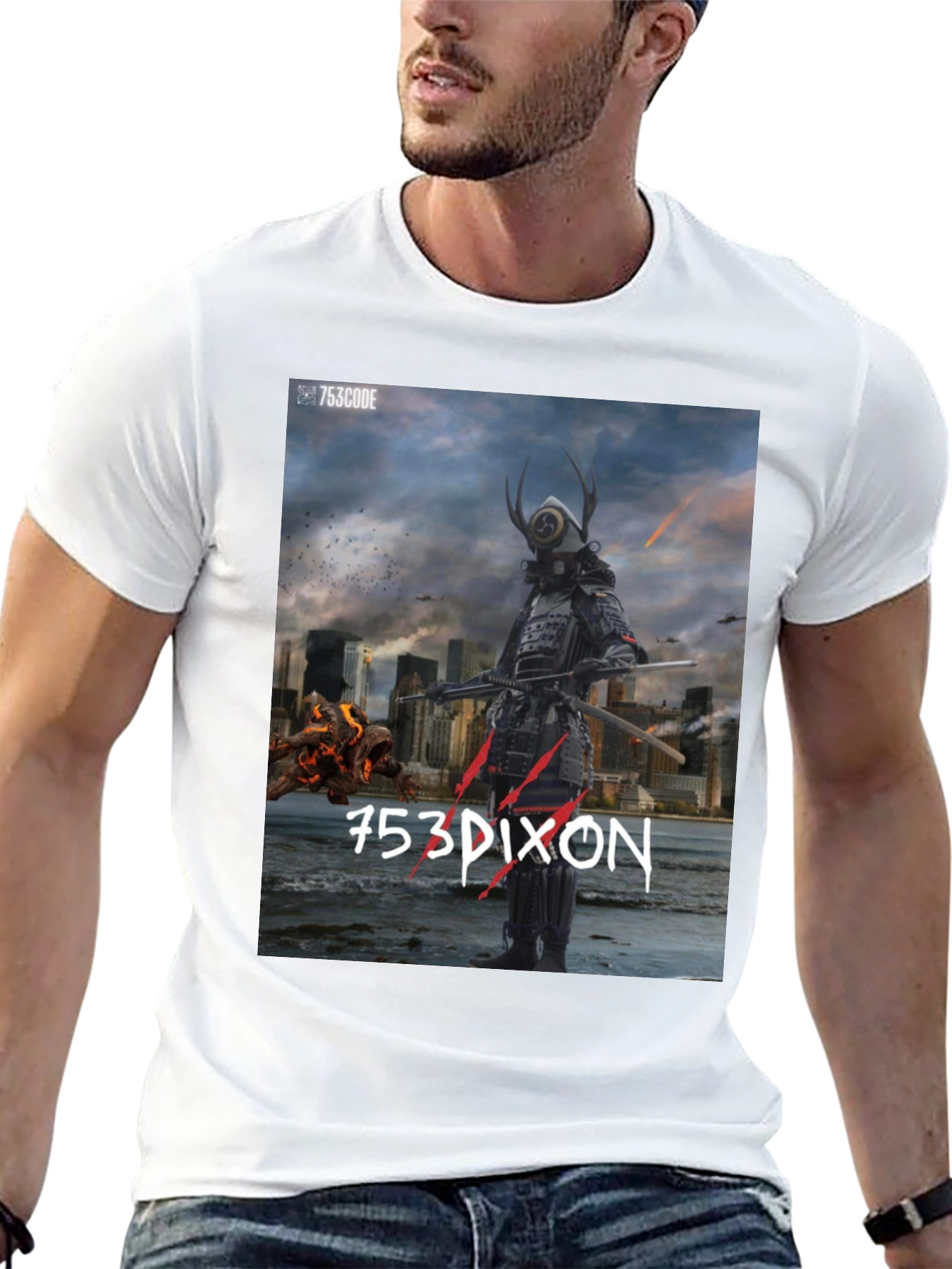 Samurai Warrior Graphic T-Shirt - Urban Style