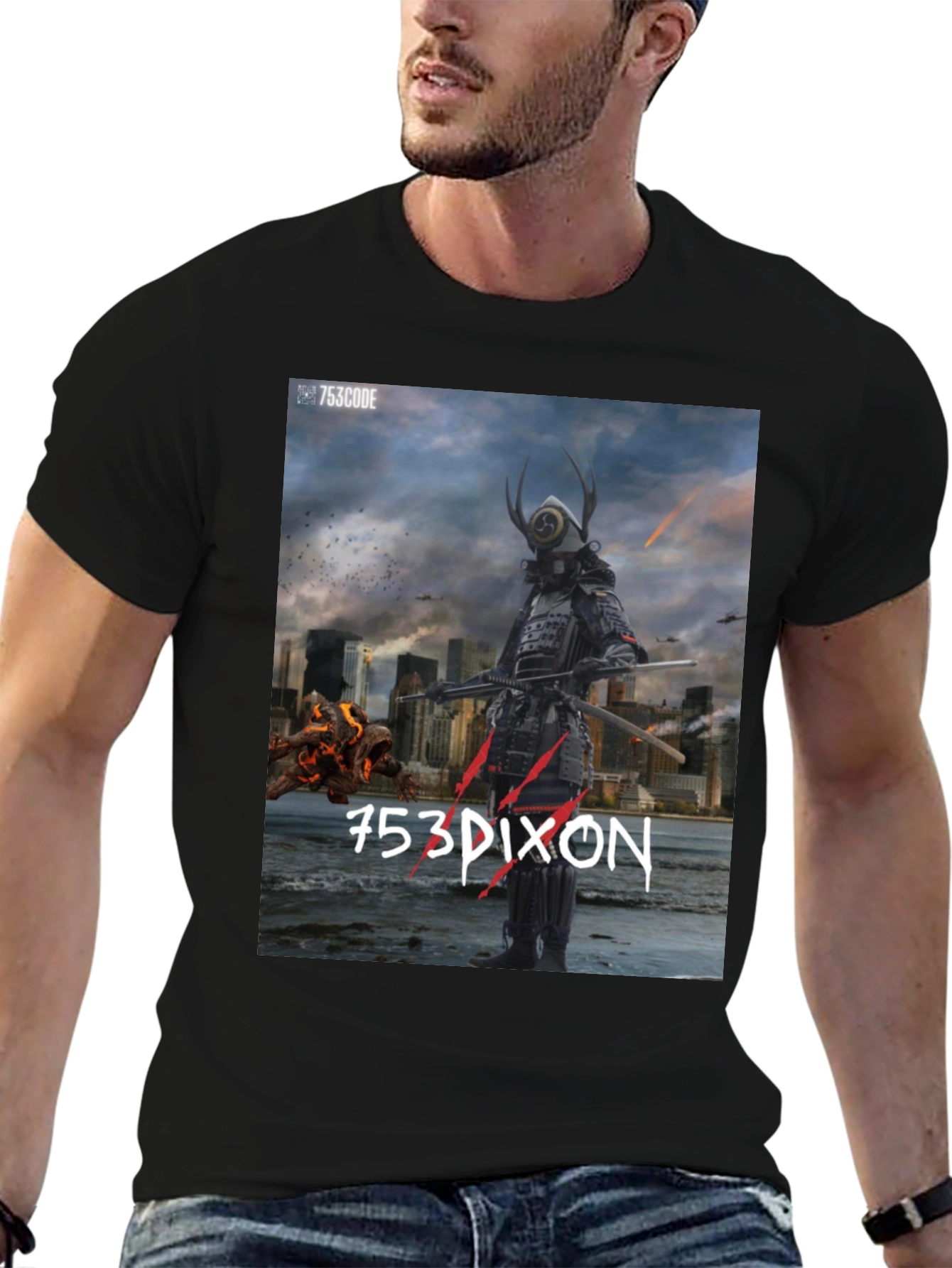 Samurai Warrior Graphic T-Shirt - Urban Style
