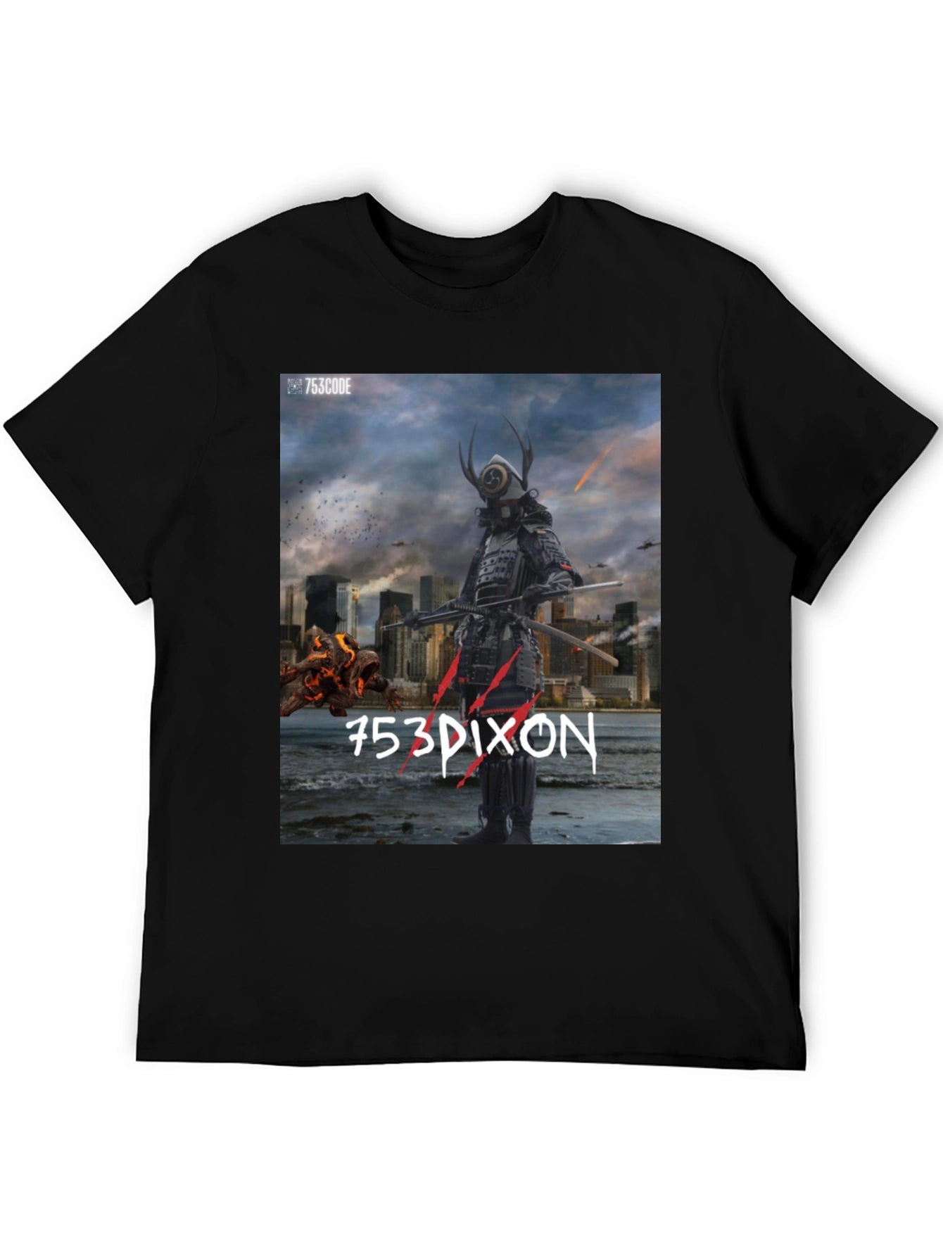 Samurai Warrior Graphic T-Shirt - Urban Style
