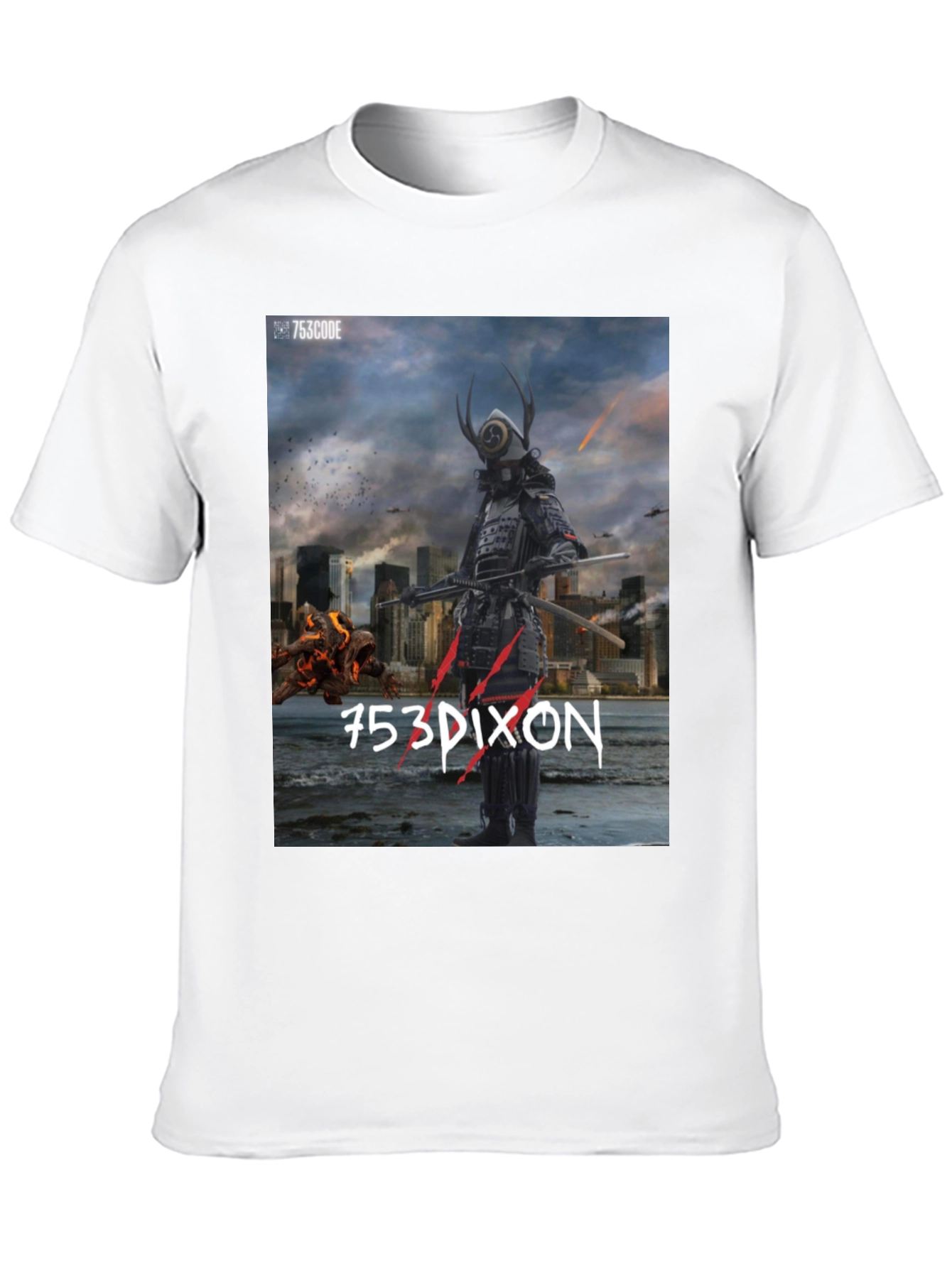 Samurai Warrior Graphic T-Shirt - Urban Style