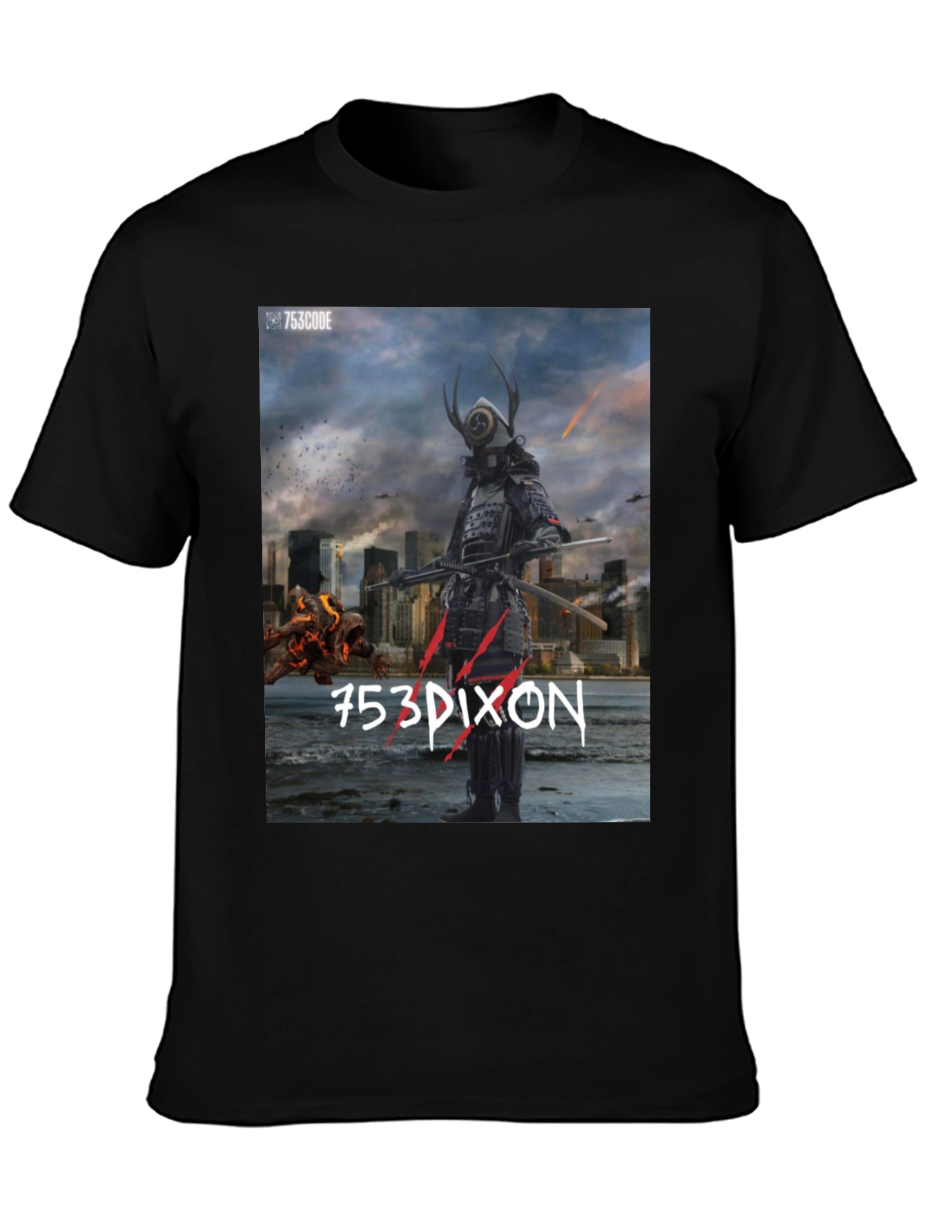 Samurai Warrior Graphic T-Shirt - Urban Style