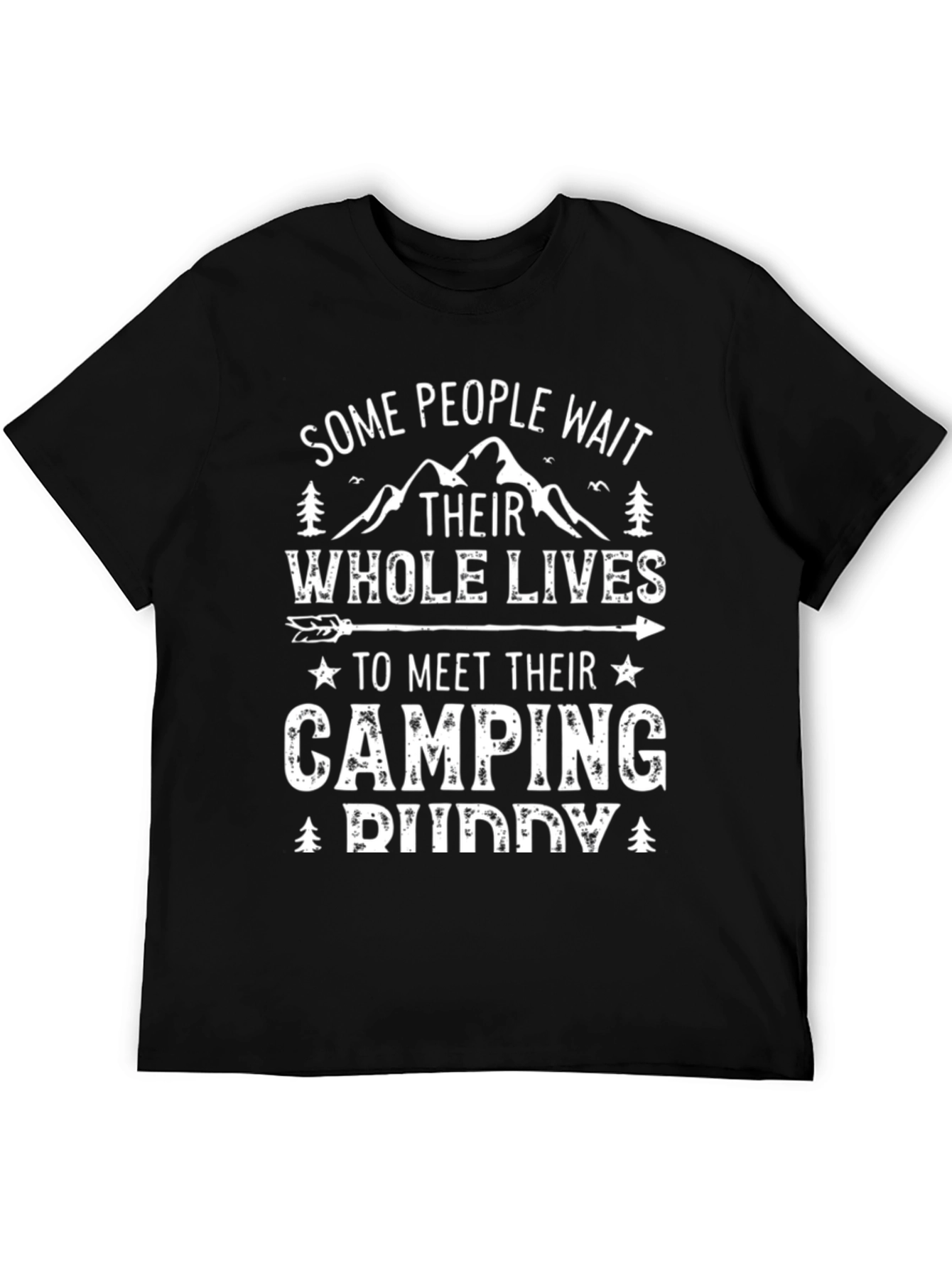 Camping Buddy Graphic Tee - Outdoor Adventure Shirt