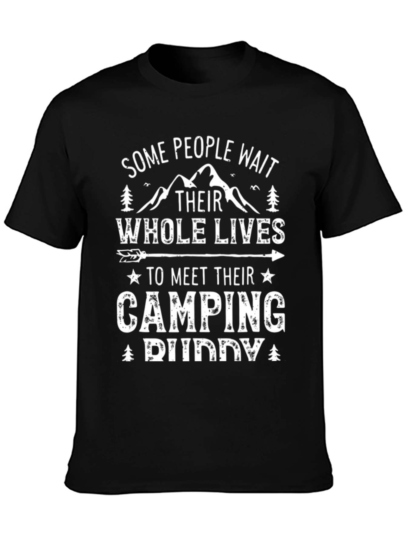 Camping Buddy Graphic Tee - Outdoor Adventure Shirt