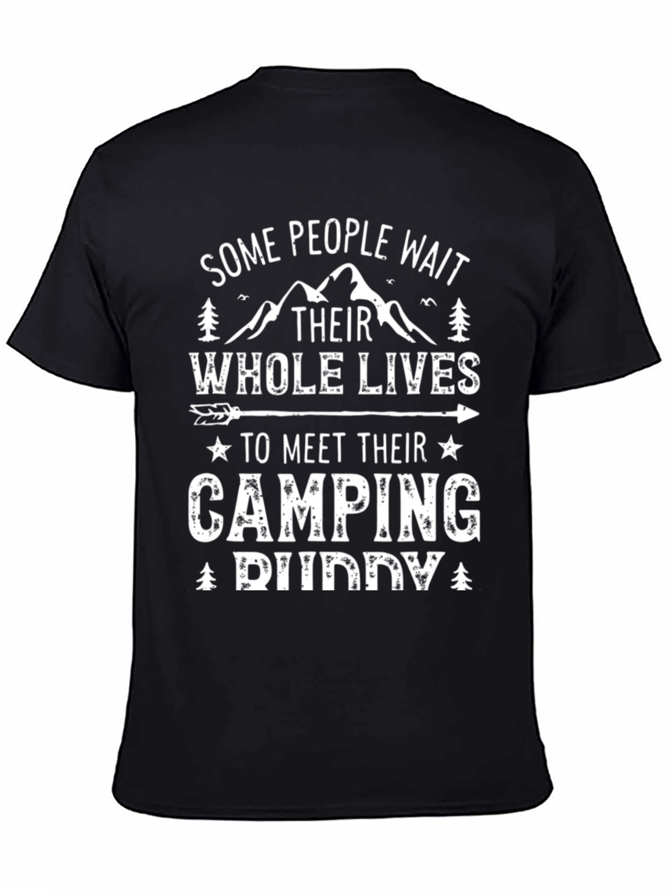 Camping Buddy Graphic Tee - Outdoor Adventure Shirt