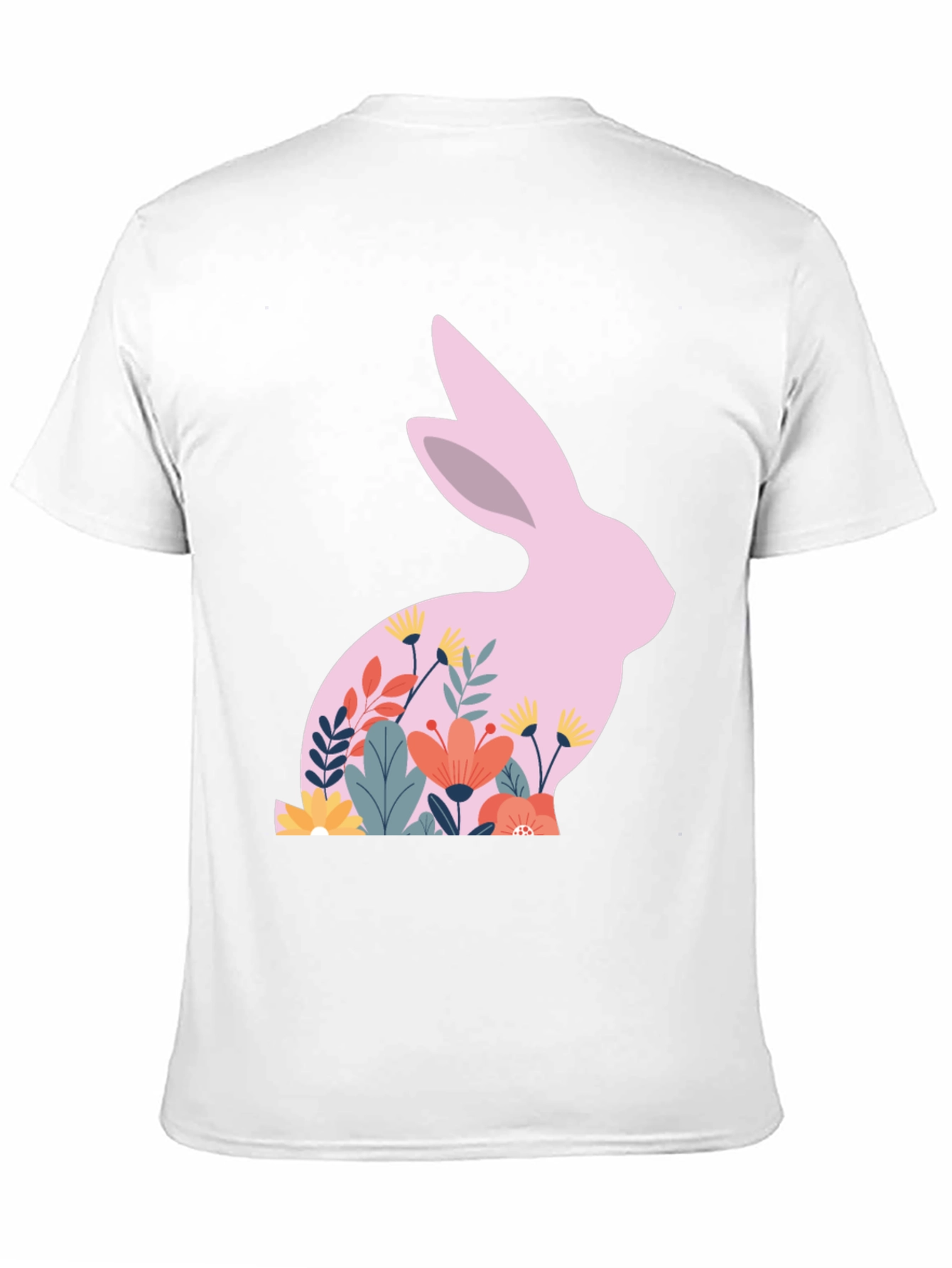 Floral Easter Bunny T-Shirt - Unisex
