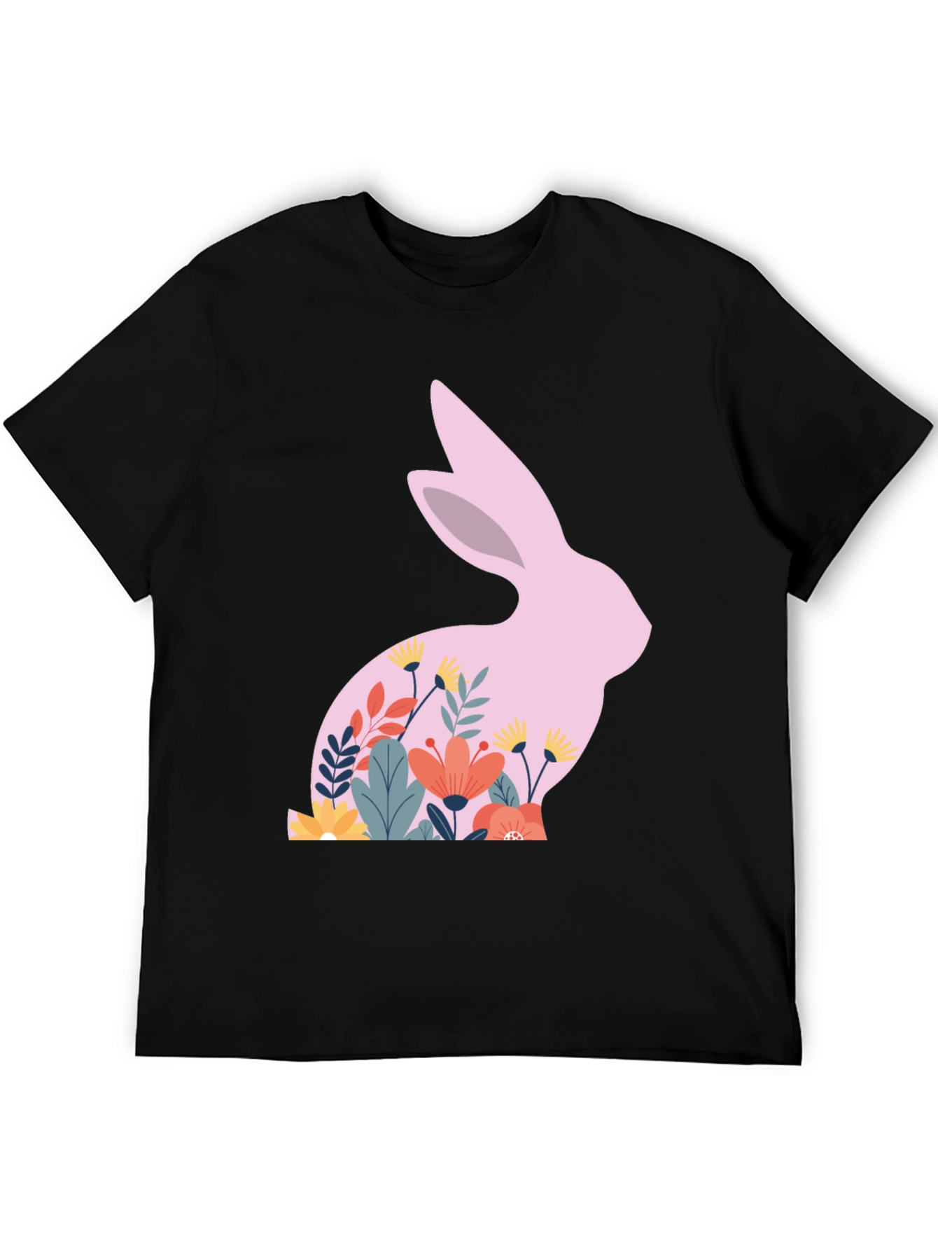 Floral Easter Bunny T-Shirt - Unisex