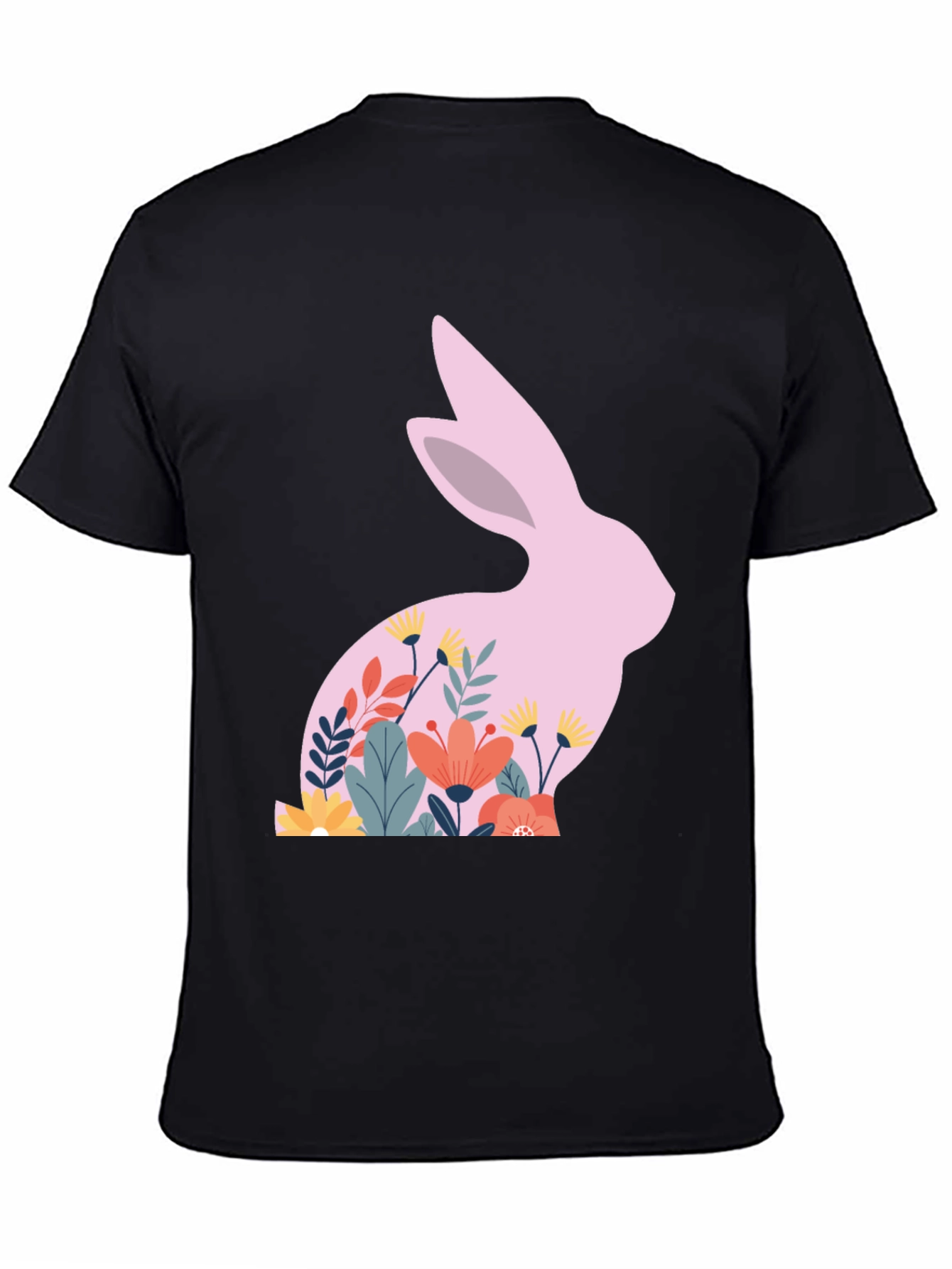 Floral Easter Bunny T-Shirt - Unisex