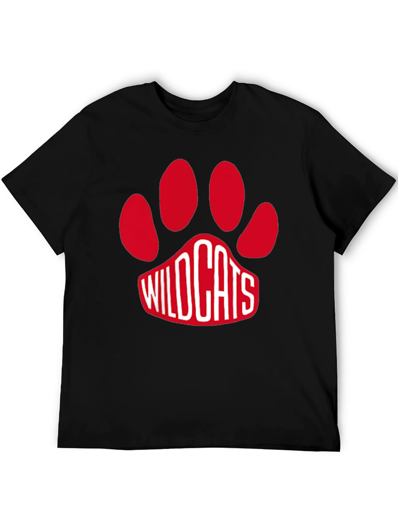 Wildcats Paw Print Graphic T-Shirt