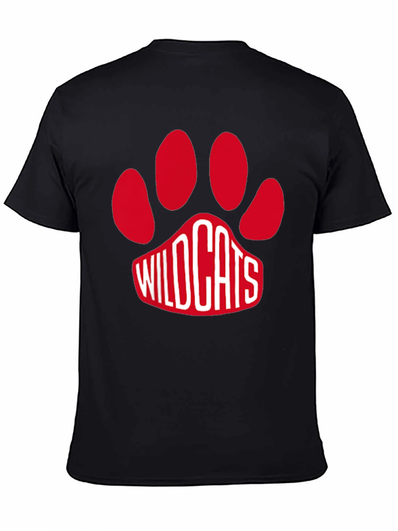 Wildcats Paw Print Graphic T-Shirt