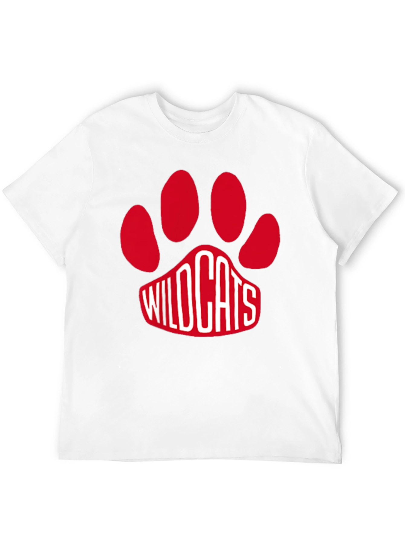 Wildcats Paw Print Graphic T-Shirt