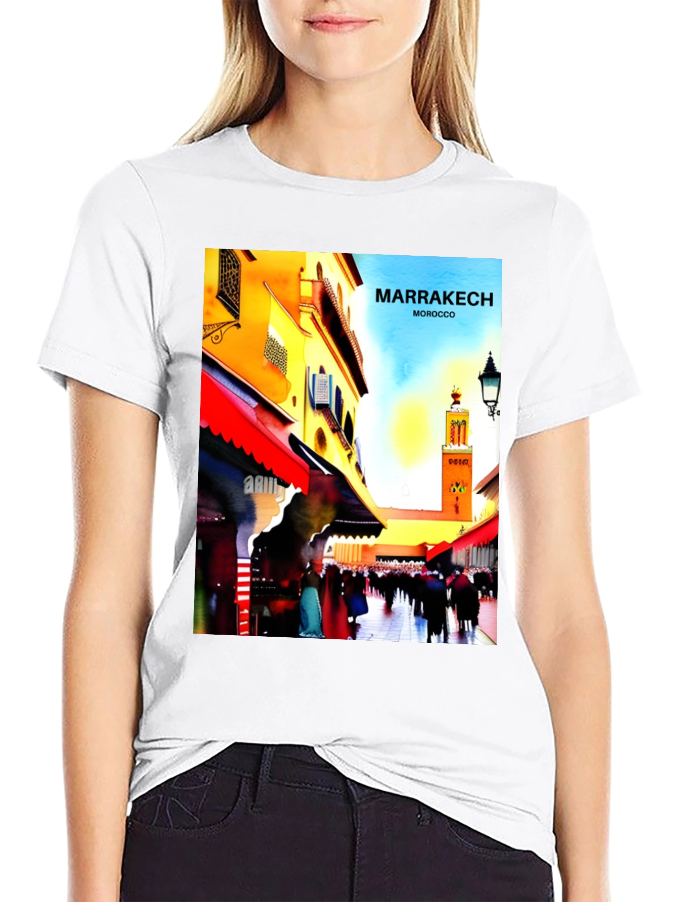 Marrakech Morocco T-Shirt Travel Souvenir Tee
