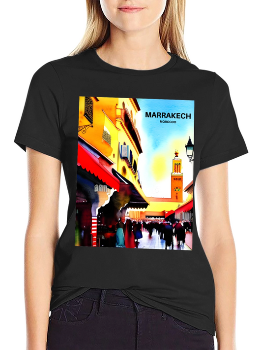 Marrakech Morocco T-Shirt Travel Souvenir Tee