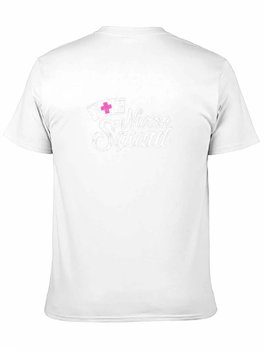 Nurse Squad Graphic T-Shirt - Black