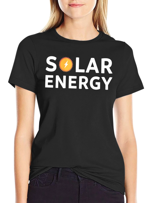 Solar Energy T-Shirt - Black Cotton Graphic Tee