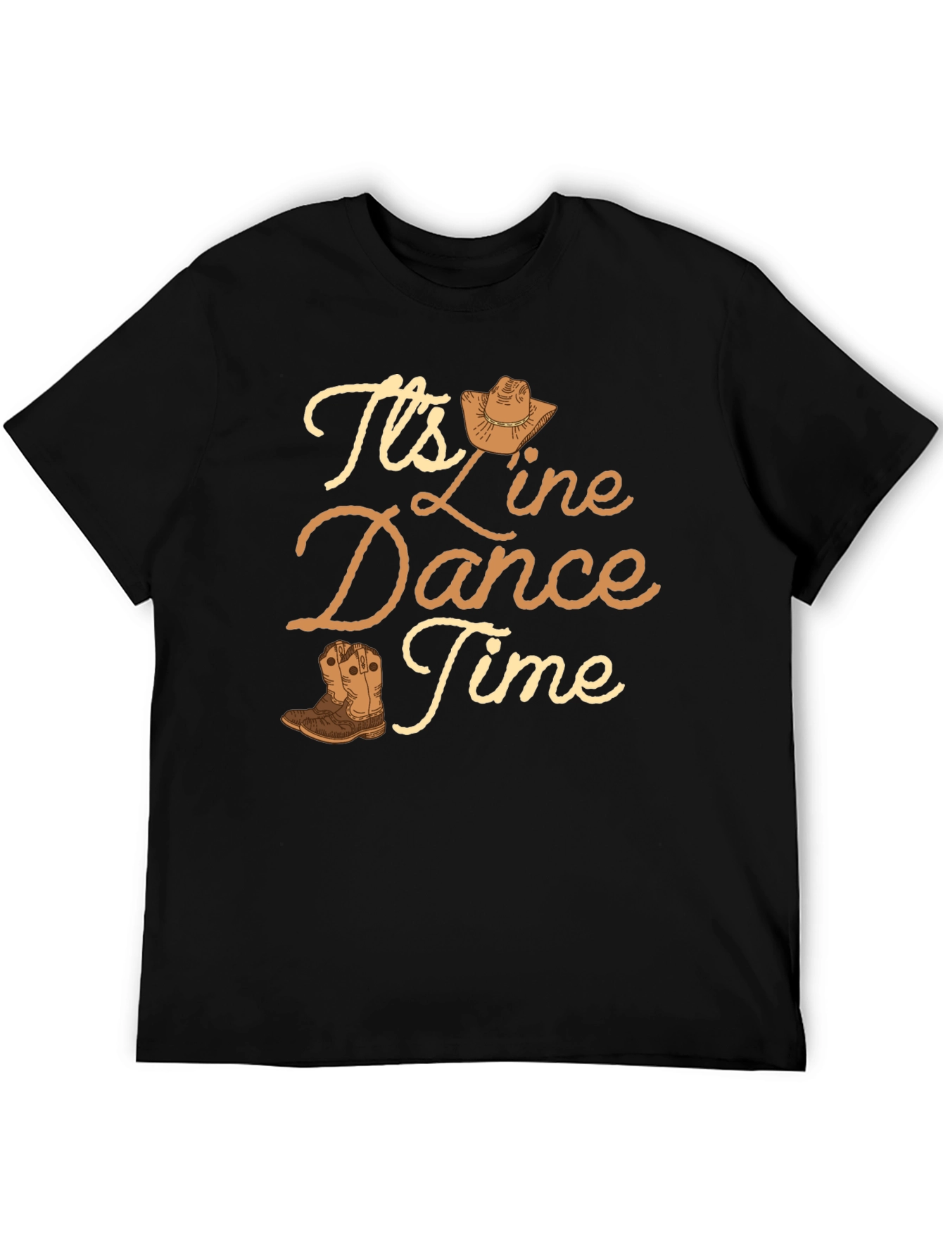 Line Dance Time T-Shirt - Western Theme