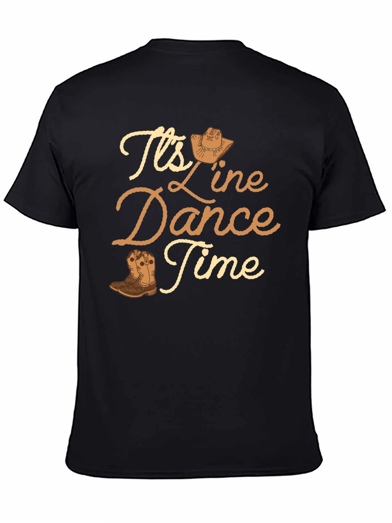 Line Dance Time T-Shirt - Western Theme