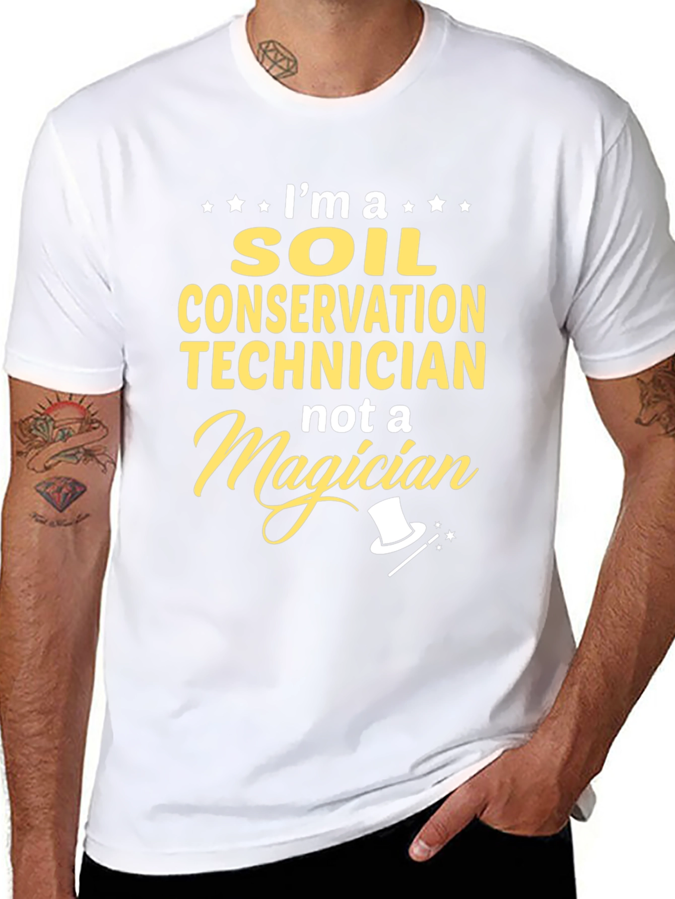 Soil Conservation Technician T-Shirt - Not a Magician