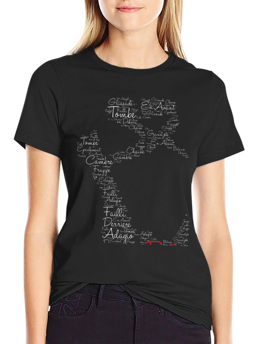 Ballet Dance Moves T-Shirt - Adagio Tombe & More!