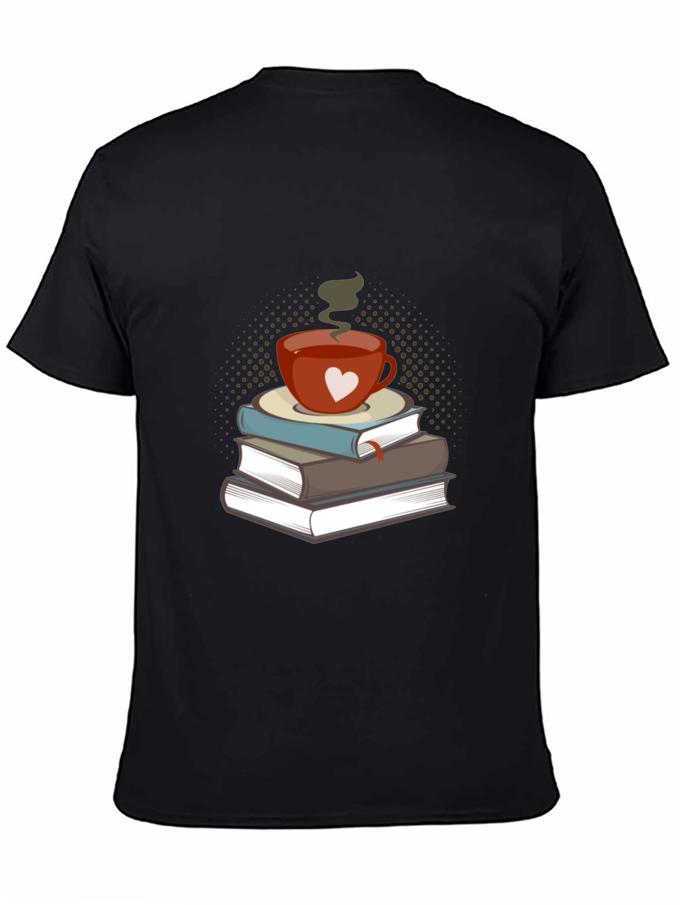 Book Lovers Tee: Coffee & Books Design