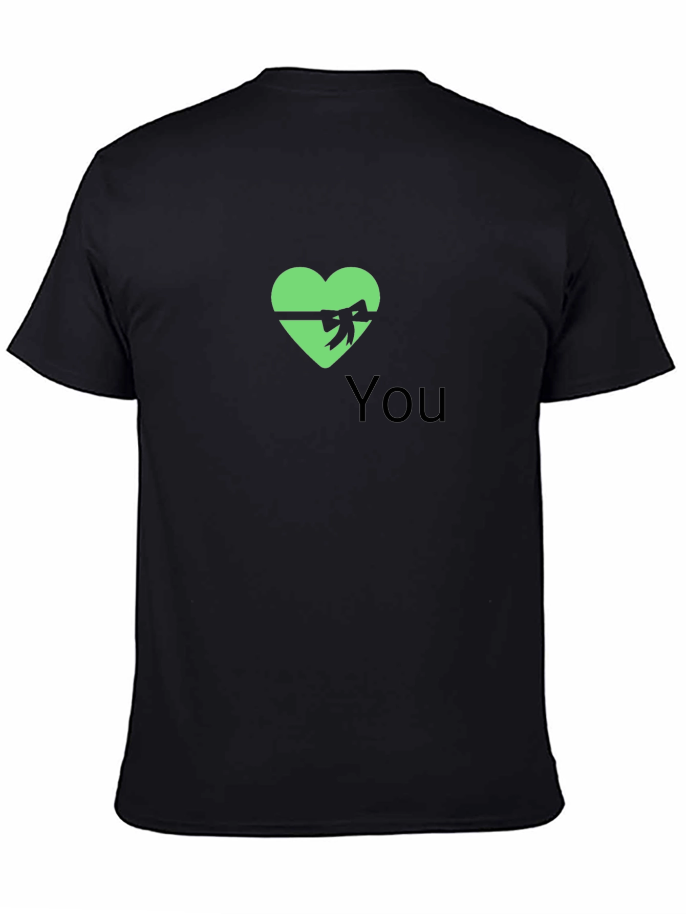 Heart & Ribbon Graphic Tee - You