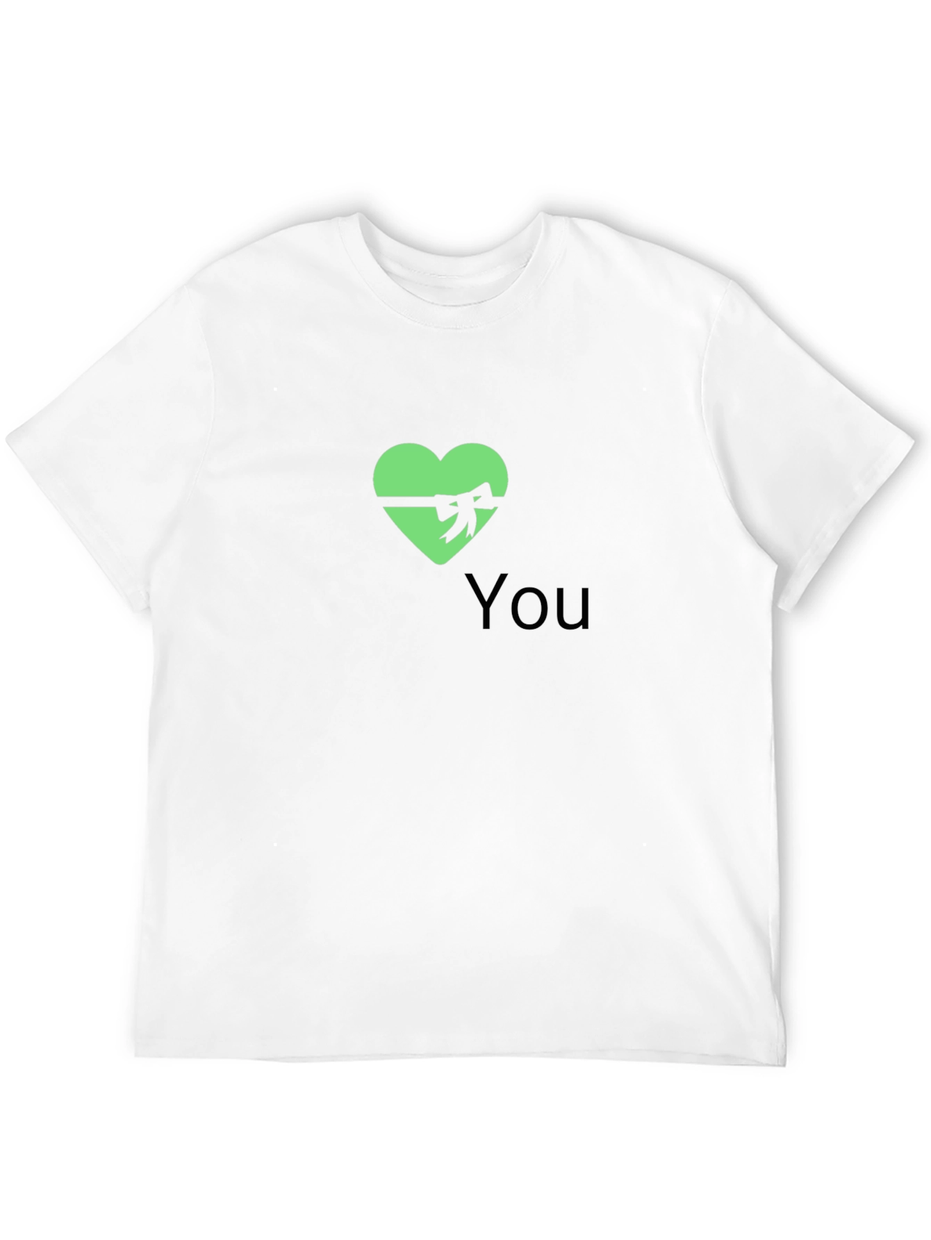 Heart & Ribbon Graphic Tee - You