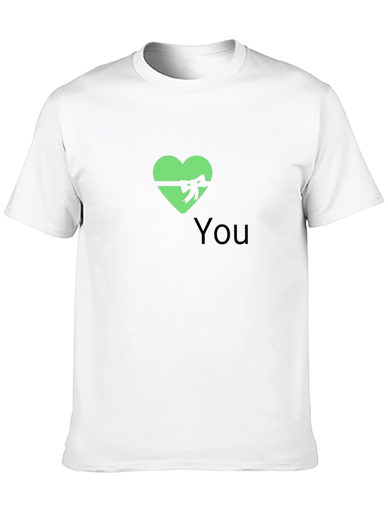 Heart & Ribbon Graphic Tee - You