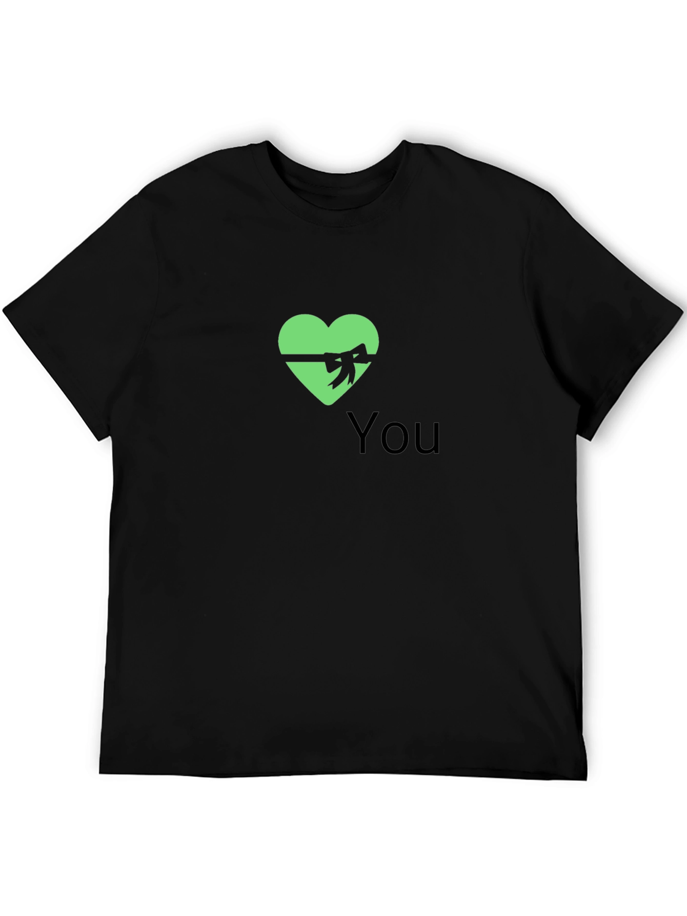 Heart & Ribbon Graphic Tee - You